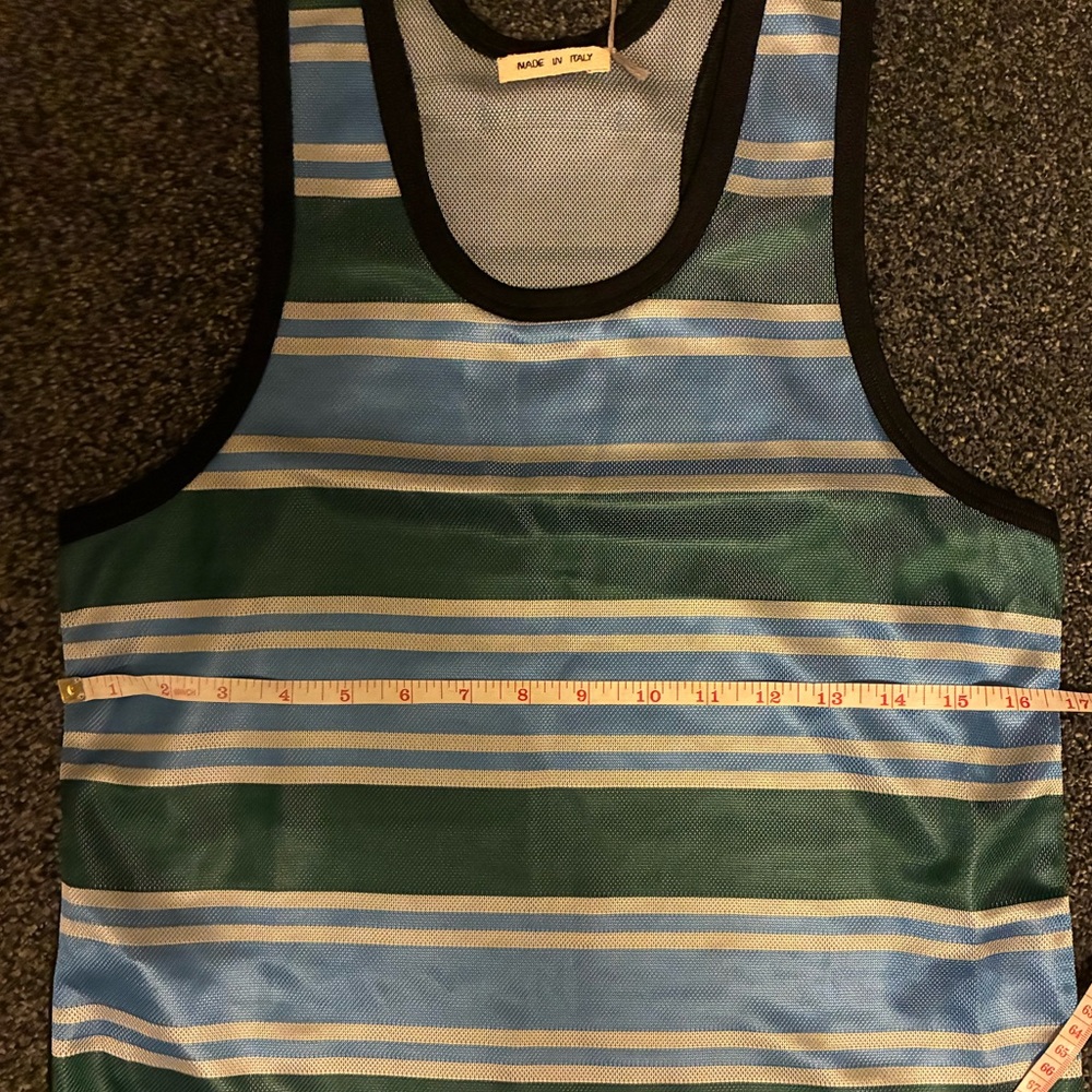 NWT Marni Striped Blue and Green MARNI Tank Top - Picture 5 of 16